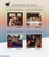 Guinea, Republic 2014 Leonardo Da Vinci, Mint NH, Art - Leonardo Da Vinci - Paintings - Other & Unclassified