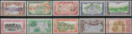 1949-61 Cook Islands Pictorial 10v. MNH SG N. 150/59 - Sonstige & Ohne Zuordnung