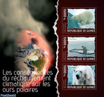 Guinea, Republic 2014 Global Warming, Mint NH, Nature - Bears - Autres & Non Classés