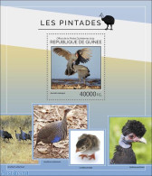 Guinea, Republic 2014 Guineafowls, Mint NH, Nature - Birds - Andere & Zonder Classificatie