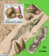 Djibouti 2023 Fossils, Mint NH, Nature - Prehistoric Animals - Shells & Crustaceans - Prehistory - Prehistorisch