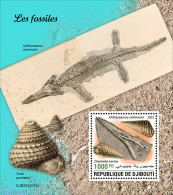 Djibouti 2023 Fossils, Mint NH, Nature - Prehistoric Animals - Shells & Crustaceans - Prehistory - Vor- U. Frühgeschichte