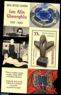 Romania 2024 Ion Alin Gheorghiu S/s, Mint NH, Art - Ceramics - Modern Art (1850-present) - Paintings - Sculpture - Sel.. - Ongebruikt