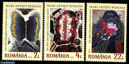 Romania 2024 Ion Alin Gheorghiu 3v, Mint NH, Art - Modern Art (1850-present) - Paintings - Ongebruikt