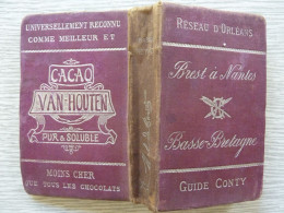 Brest à Nantes, Basse-Bretagne Guide Conty, Réseau D'Orléans, 1891 - 1801-1900