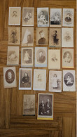 PARIS LOT 3 De 22 CDV Photos - Unclassified