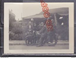 Fixe Moto Ancienne à Identifier Photo Datée 14 Août 1932 - Motor Bikes