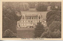 CPSM. 18 LANTAN. CHATEAU DE SINGLETON. - Autres & Non Classés