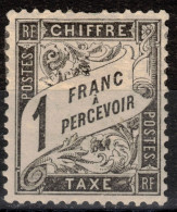 France Taxes 1882 Type Duval Y&T N° 22 Neuf Avec Charnière MH * Timbre Rare En L'état! - 1859-1959 Usados