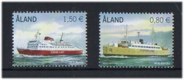 Aland 2011 Ferries, "Alandia" (1939)  And  "Apollo" (1970),  Mi  337-338  MNH(**) - Ålandinseln
