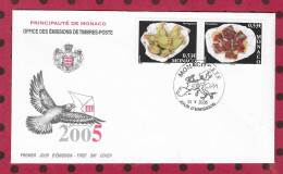 Monaco   2005  Mi.Nr. 2746 / 2747 , EUROPA CEPT / Gastronomie - FDC Monaco 03.V.2005 - 2005