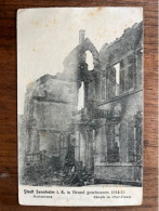 Sennheim - Cernay - Rue Du Marché - Stadt In Brand Geschossen 1914-15 Kämpfe - Combats Ville En Feu - Guerre 14-18 - Cernay