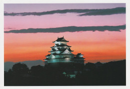 1 AK Japan * Himeji Castle - Keps In The Evening Sky - Erbaut 1609 Und Seit 1993 UNESCO Weltkulturerbe * - Autres & Non Classés