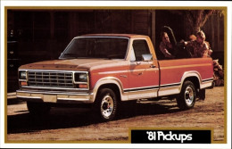 CPA Auto, 1981 Ford Pickups - Autres & Non Classés