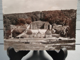 Jolie Cpsm Glacée DAMPIERRE Le Château. Vieilles Voitures, Dont Traction, 4 CV ... - Dampierre En Yvelines