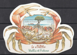 2010 Wallis & Futuna La Tupa Crabs Marine Life Miniature Sheet Of 2  MNH - Nuovi