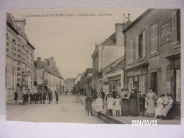 LA CHAPELLE D'ANGUILLON (Cher) GRANDE RUE LA MAIRIE N°1 - Autres & Non Classés