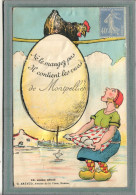 CPA (34) MONTPELLIER - Carte à Système Avec Fenêtre Et Dépliant Accordéon Complet Des 10 Images - 1932 - Montpellier