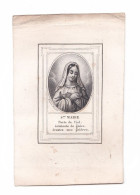 Sainte Marie, Porte Du Ciel, Vierge Marie, Gravure Ancienne, Maison Basset - Images Religieuses