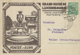 Luxembourg - Luxemburg - Carte-Postale  1927   Mondorf-les-Bains   Cachet Luxembourg - Stamped Stationery