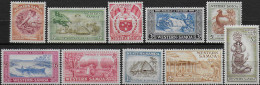 1952 Samoa Pictorial 10v. MNH SG N. 219/28 - Otros & Sin Clasificación