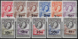 1961 Bechuanaland New Currency 11v. MNH SG N. 157/67 - Otros & Sin Clasificación