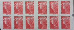 4197-C18a Carré Noir Sur N° 100 Beaujard TVP Rouge Faciale De 17.16€ - Moderne : 1959-...