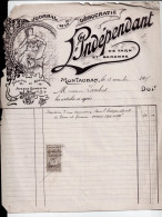 L'Indépendant De Tarn Et Garonne. Journal De La Démocratie. Montauban. à M. Lambret. 1905. - 1900 – 1949