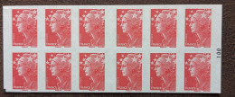 4197-C19a Carré Noir Sur N° 100 Beaujard TVP Rouge Faciale De 17.16€ - Modernes : 1959-...