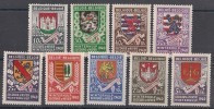 538/546 Wapenschilden/Armoiries Des 9 Chefs Lieux De Provance ** - Unused Stamps