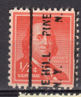 MM-834; USA Precancel/Vorausentwertung/Preo; PINE HILL (NY), Type 703 - Préoblitérés