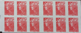 4197-C23a Carré Noir Sur N° 100 Beaujard TVP Rouge Faciale De 17.16€ - Modernes : 1959-...