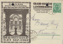 Luxembourg - Luxemburg - Carte-Postale  1927   Mondorf-les-Bains   Cachet Wiltz - Interi Postali