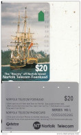 NORFOLK ISL. - The Bounty, First Issue $20(series No 1), Tirage %25000, Used - Isola Norfolk