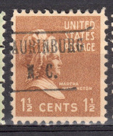 MM-867; USA Precancel/Vorausentwertung/Preo; LAURINBURG (NC), Type 482 - Precancels