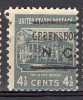 MM-865; USA Precancel/Vorausentwertung/Preo; GREENSBORO (NC), Type L-8 HS - Preobliterati