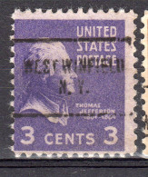 MM-853; USA Precancel/Vorausentwertung/Preo; WEST WINFIELD (NY), Type 704 - Préoblitérés