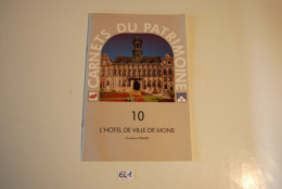 EL1 Livret Carnet Du Patrimoine De La Ville Mons - Toerisme