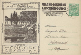 Luxembourg - Luxemburg - Carte-Postale  1927   Mondorf-les-Bains   Cachet - Enteros Postales