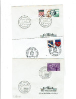 37 TOURS Lot De 10 BT Vers 1960/1970 ( Cf Scans) 253b - Matasellos Conmemorativos