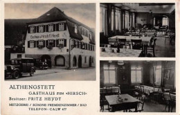 39103321 - Althengstett. Gasthaus Zum Hirsch Ungelaufen  Leicht Fleckig, Sonst Gut Erhalten - Calw