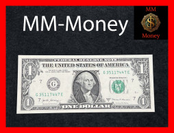U.S.A.  USA  United States 1 $  2017 A  P. 544  “G”   *Chicago*     UNC - Billetes De La Reserva Federal (1928-...)