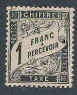 DX-29: FRANCE: Taxe N° 22 NSG Centré  Signé JF Brun - 1859-1959 Usados