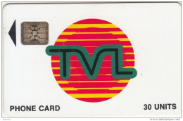 VANUATU - TVL Logo, First Issue 30 Units, CN : 40733, Used - Vanuatu