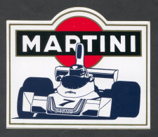 Martini Brabham Formula 1 Racing Grand Prix, Sticker Autocollant - Adesivi