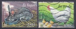 France  2000 - 2009  Y&T  N °  3662  Et   3663  Oblitérés - Used Stamps