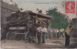 CPA  Circulée 1910 , La Vie Aux Champs - Une Batterie  (201) - Sonstige & Ohne Zuordnung