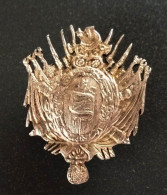 Très Rare Insigne De Boutonnière Argent Fédération Française De Basketball "FFBB - Armoiries Des Bey De Tunis - 1939" - Abbigliamento, Souvenirs & Varie