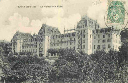 74 - Evian Les Bains - Le Splendide Hotel - CPA - Oblitération Ronde De 1907 - Voir Scans Recto-Verso - Evian-les-Bains