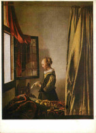 Art - Peinture - Johannes Vermeer - Lesendes Mâdchen - Dresden Staatl Gemaldegalerie - CPM - Voir Scans Recto-Verso - Malerei & Gemälde